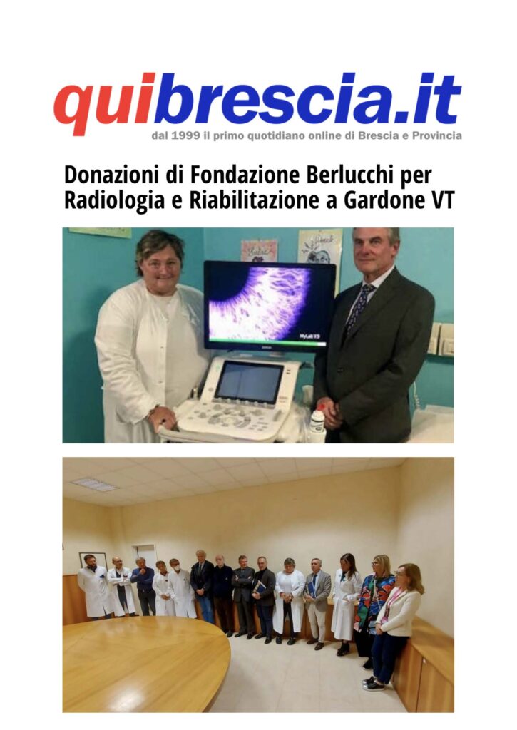 Donazione all’Ospedale di Gardone Val Trompia