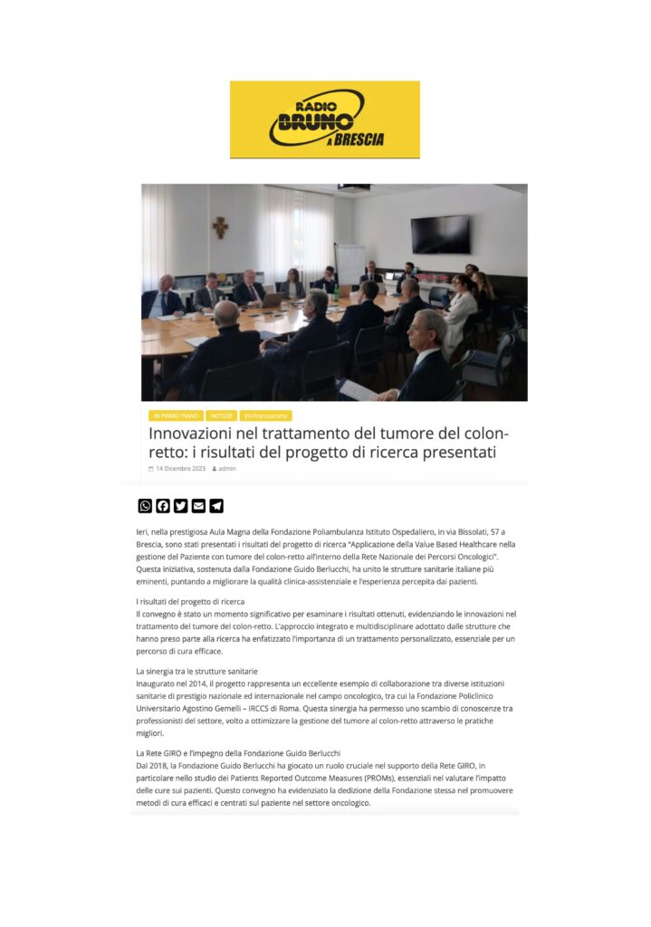 Risultati ottenuti dalla ricerca "Applicazione della Value Based Healthcare…."